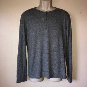 Rail long sleeve shirt color gray size M